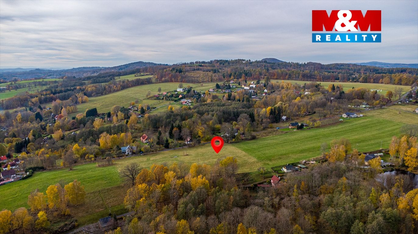 Pohled na pozemek