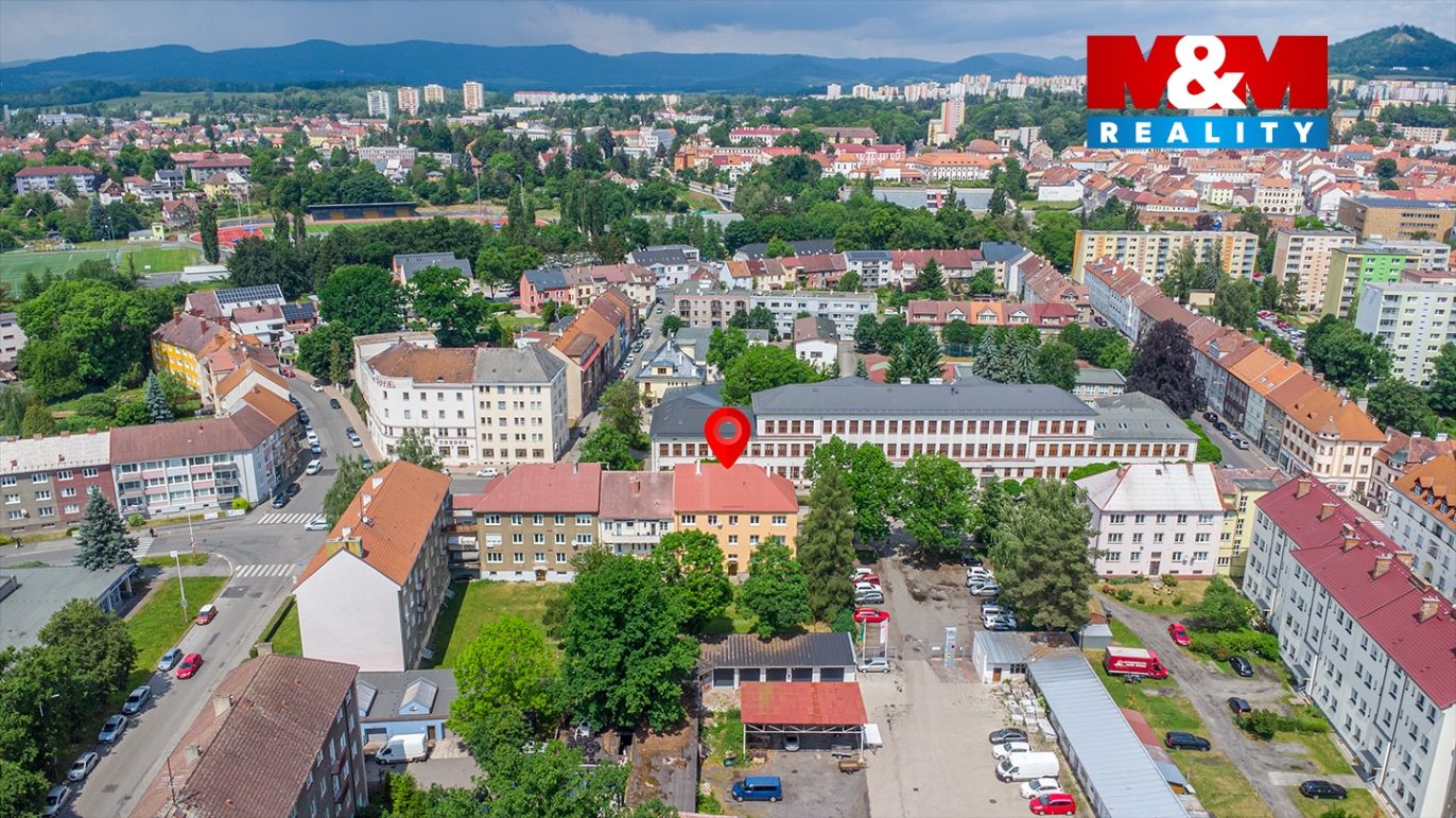 Pohled na bytoví dům