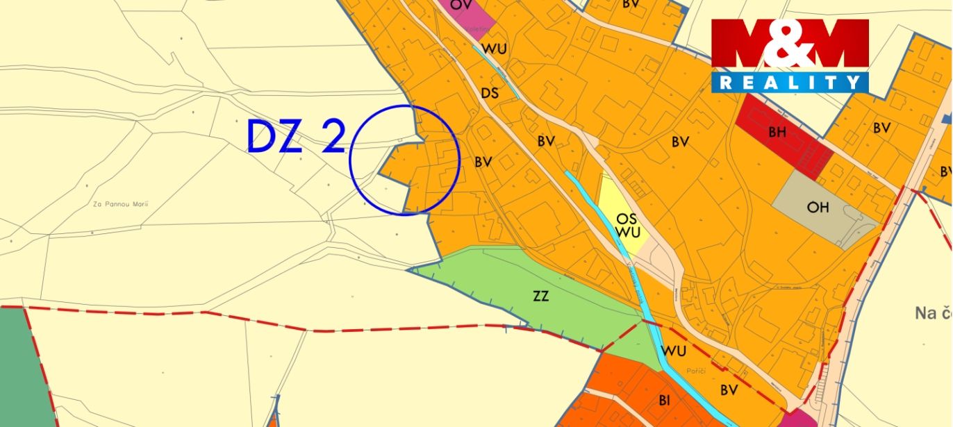 Územní plán mapa
