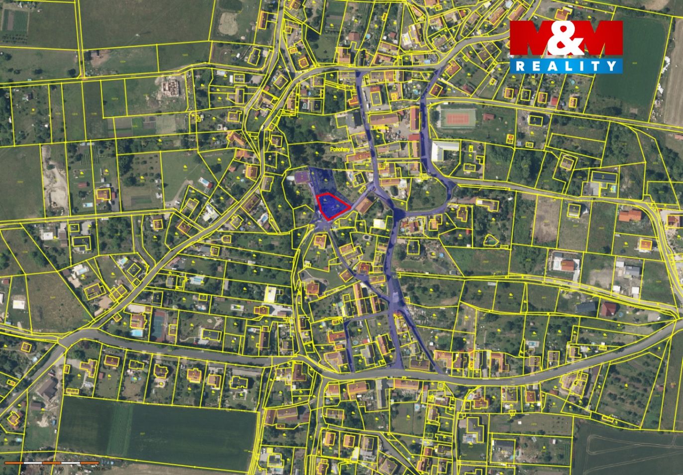 Katastr mapka