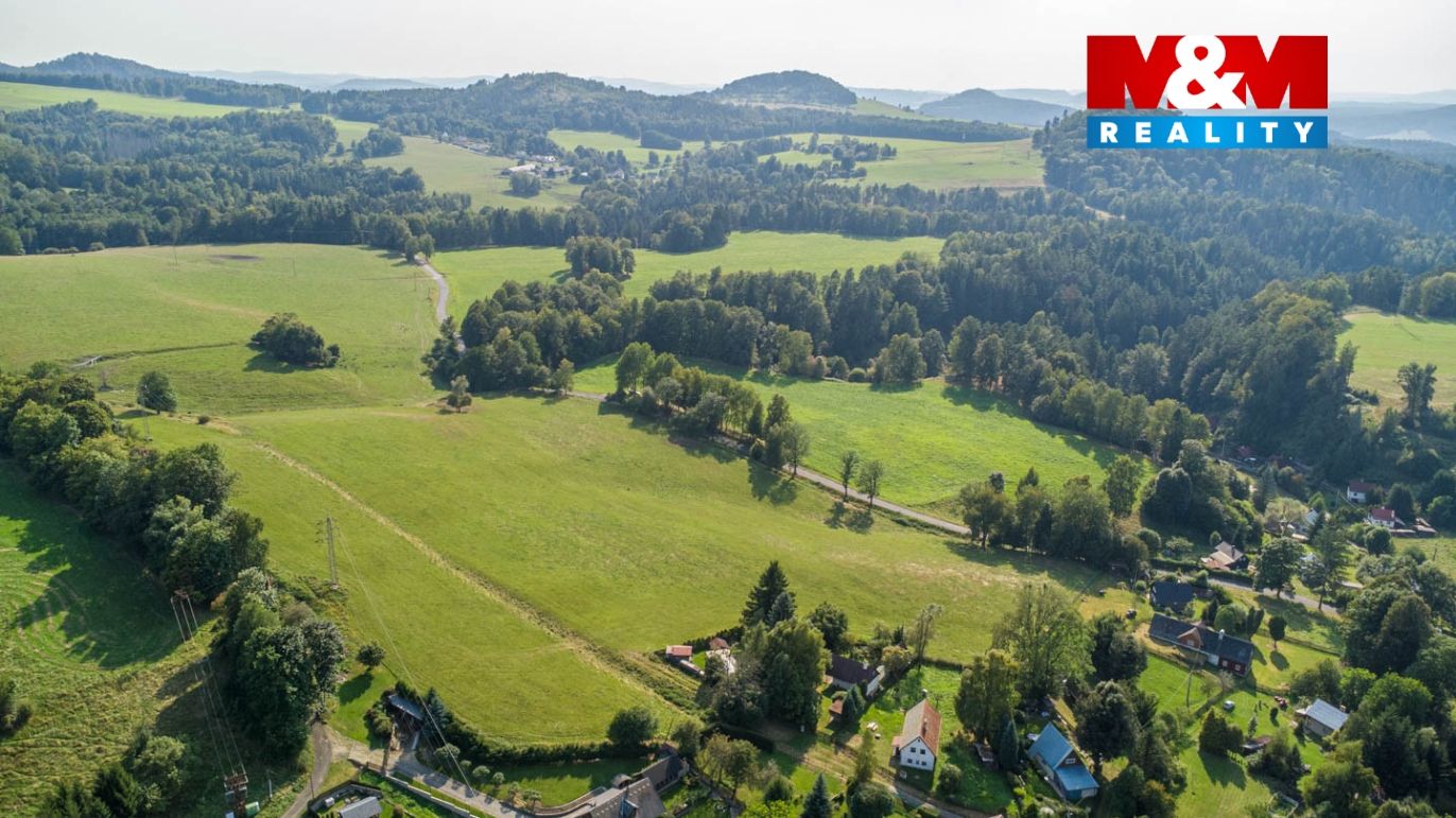 pohled na pozemky