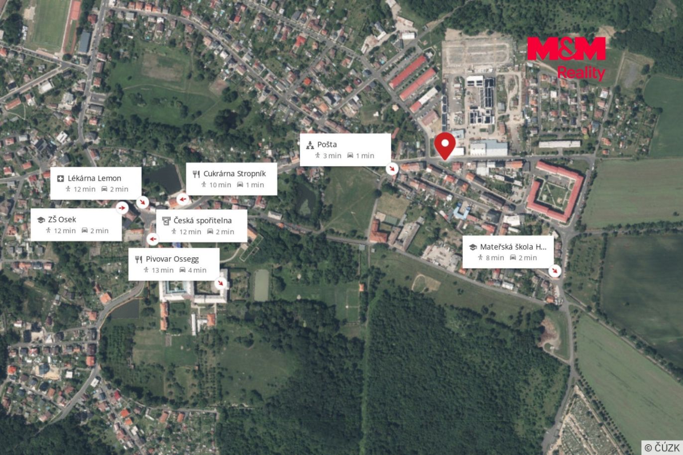 Mapa okolí