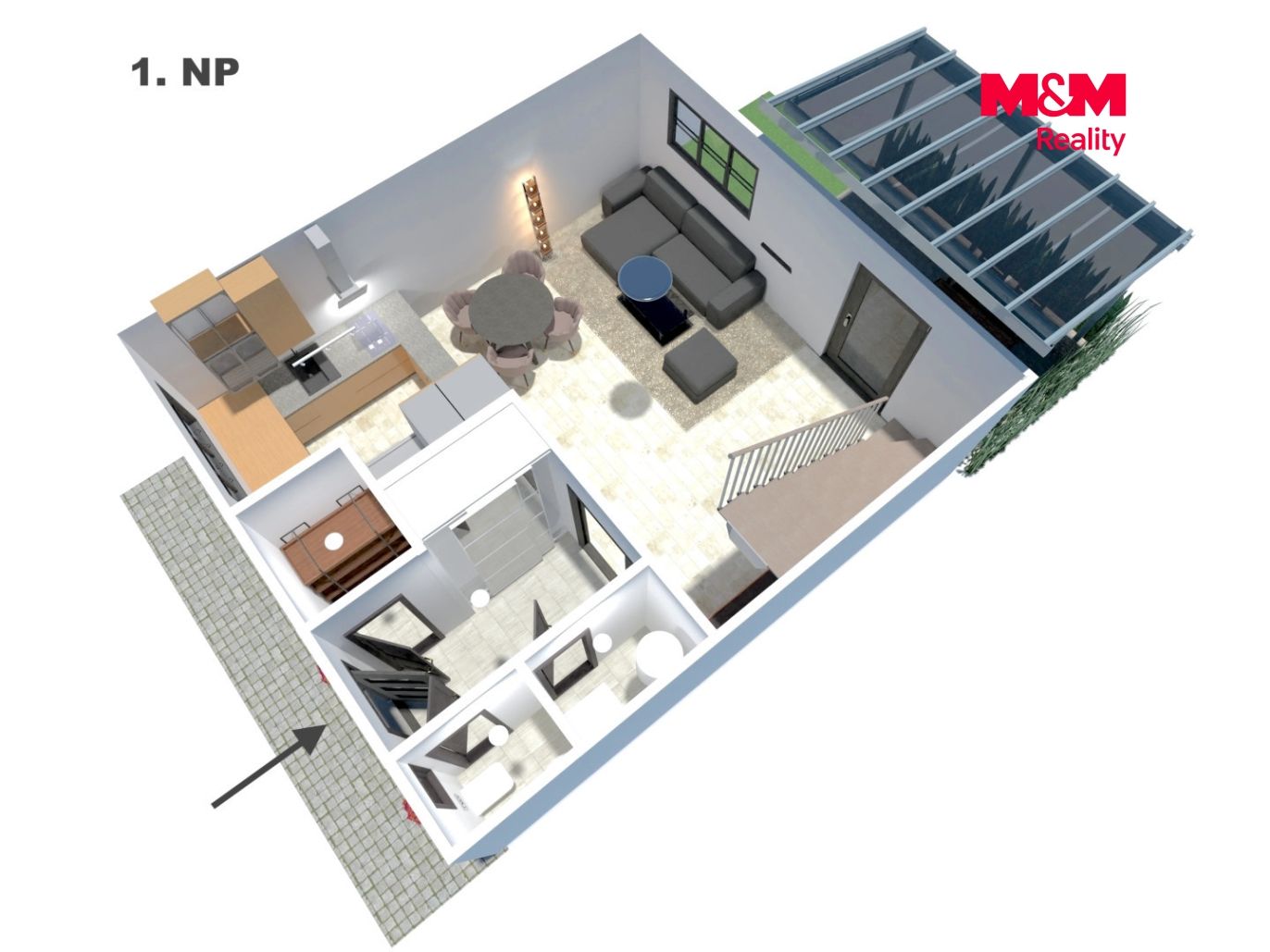 Prodej rodinného domu, 93 m², Kostelec n. Č. l, ul. Pražská