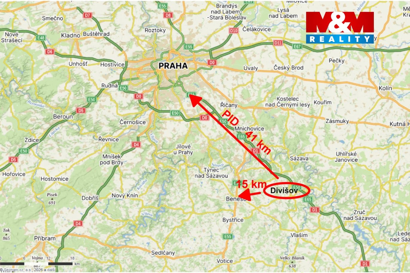 Prodej rodinného domu v Divišově, ul. Horní náměstí