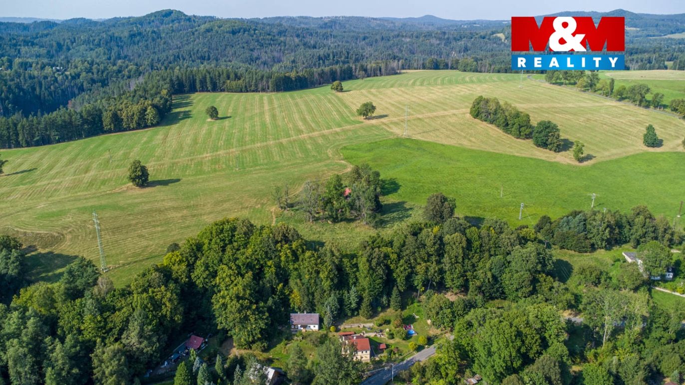 pohled na pozemky