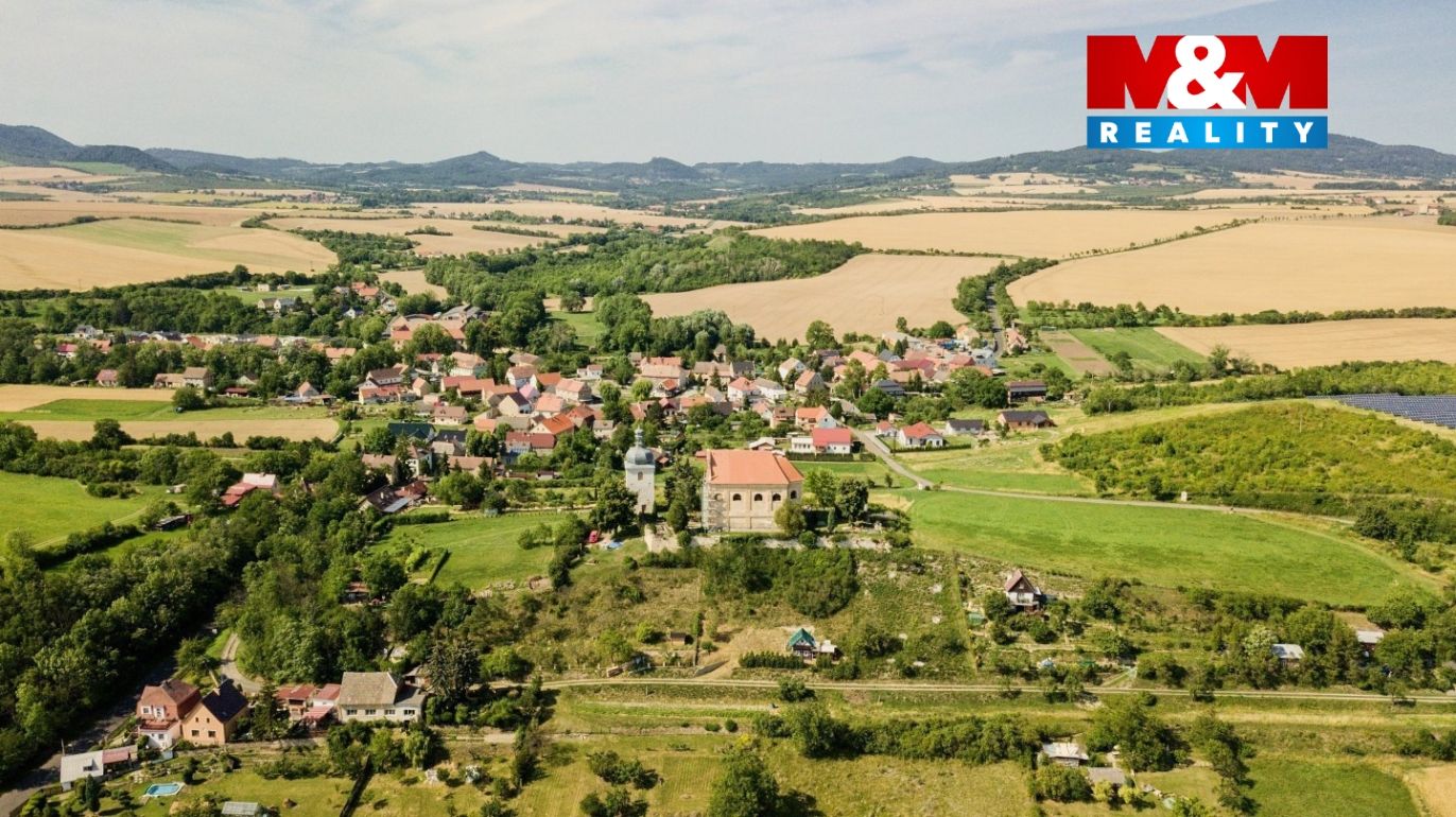 Obec - letecký pohled