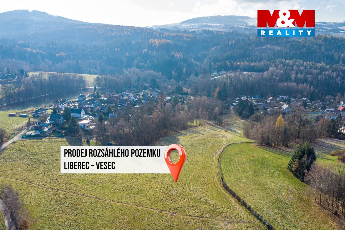 pohled na pozemek 