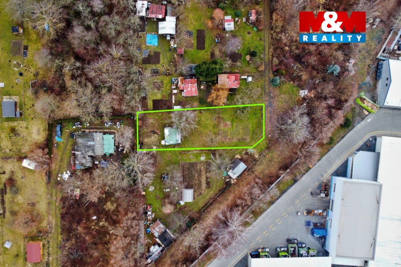 pohled z dronu