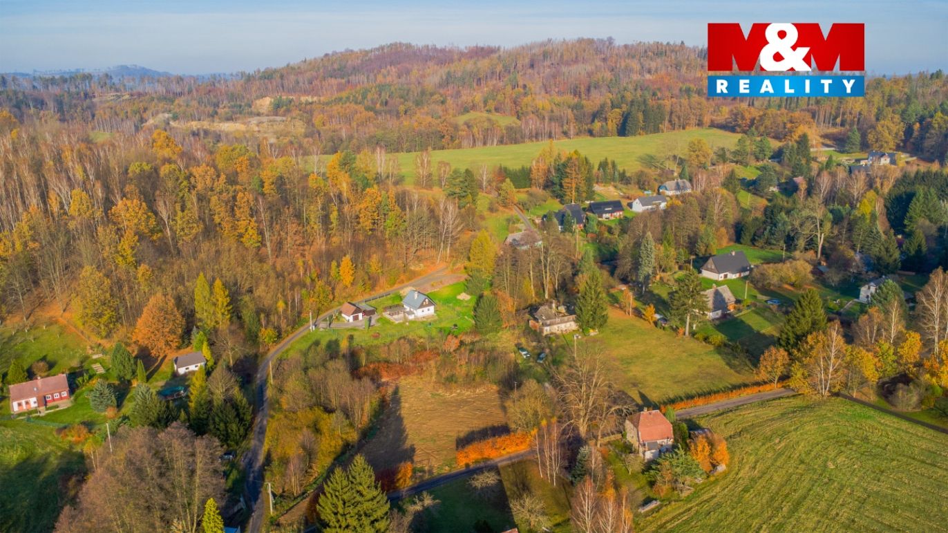pohled na pozemek