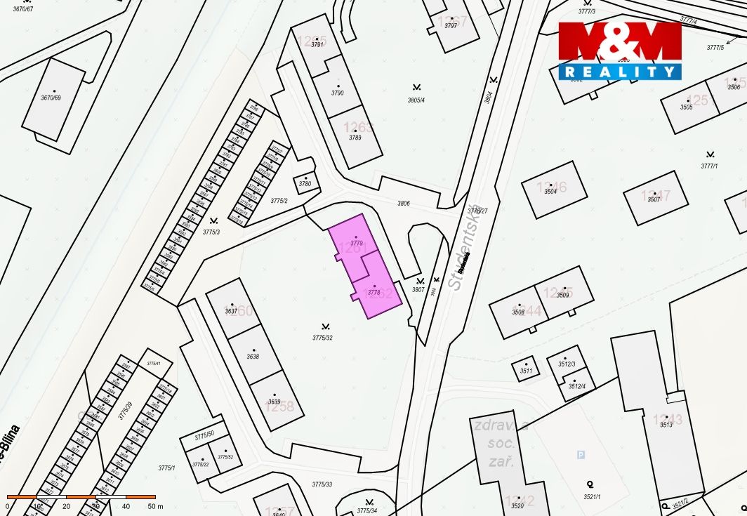 katastrální mapa