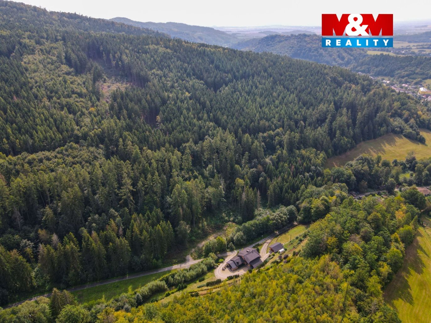 pohled z dronu