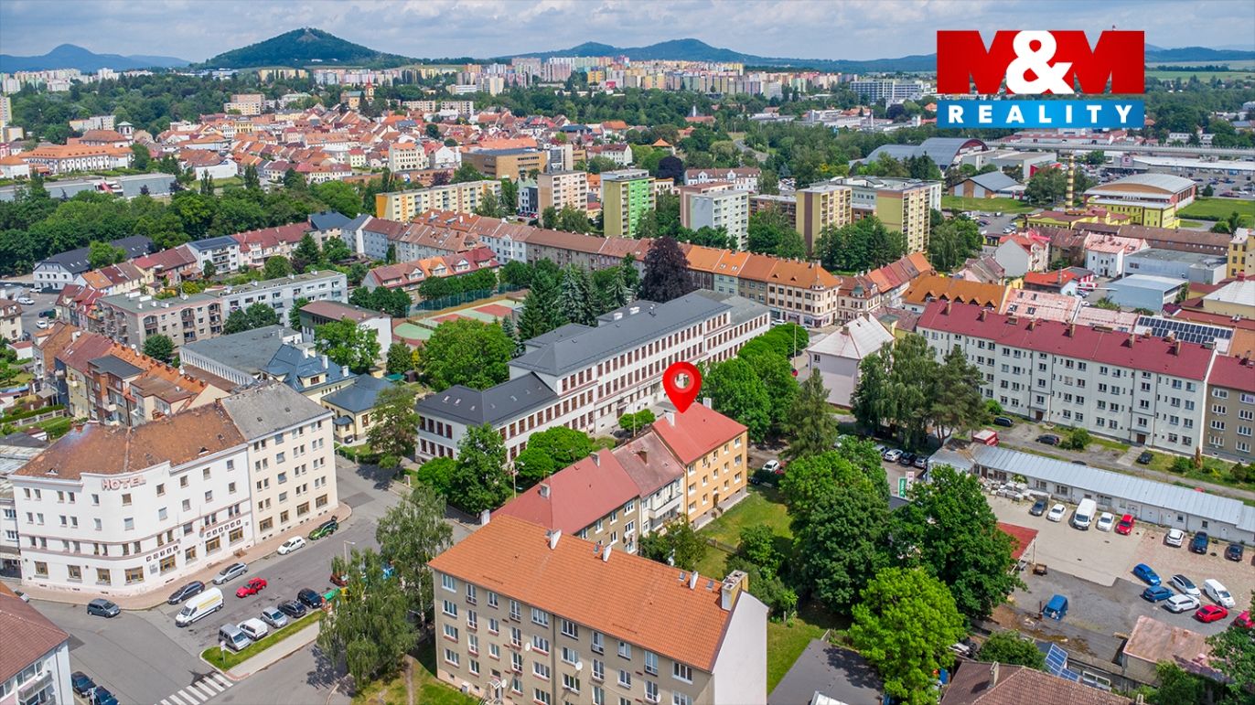Pohled na bytoví dům