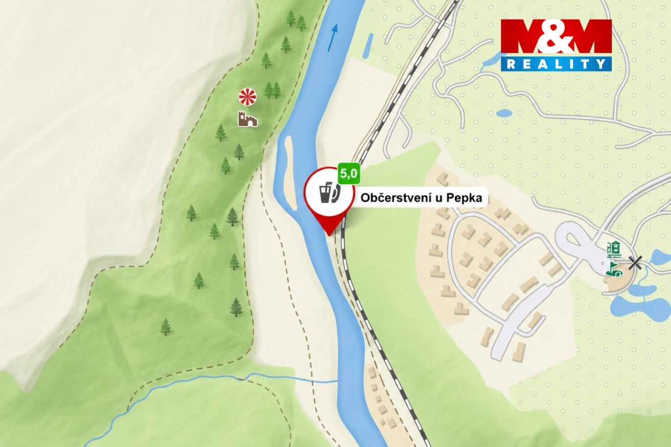 Občerstvení je registrováno na mapách