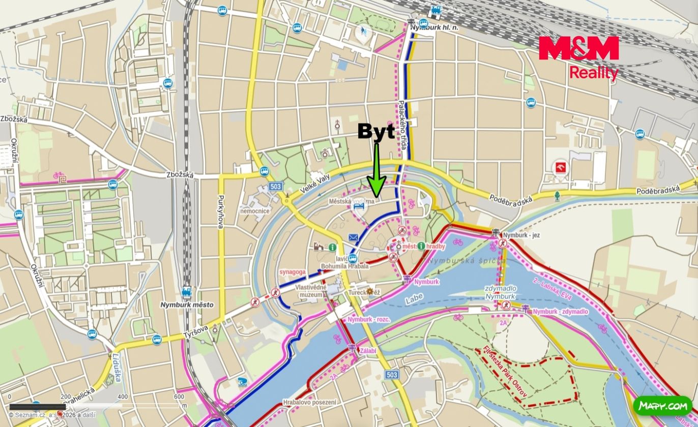 Mapa okolí
