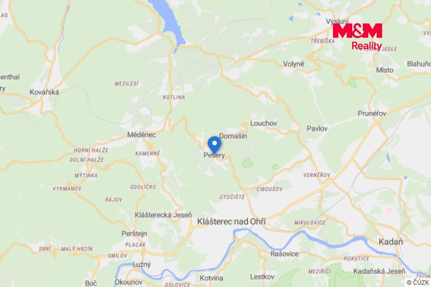 Mapa okolí