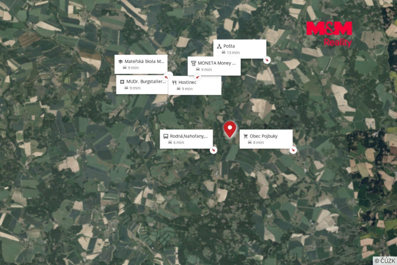 Mapa okolí