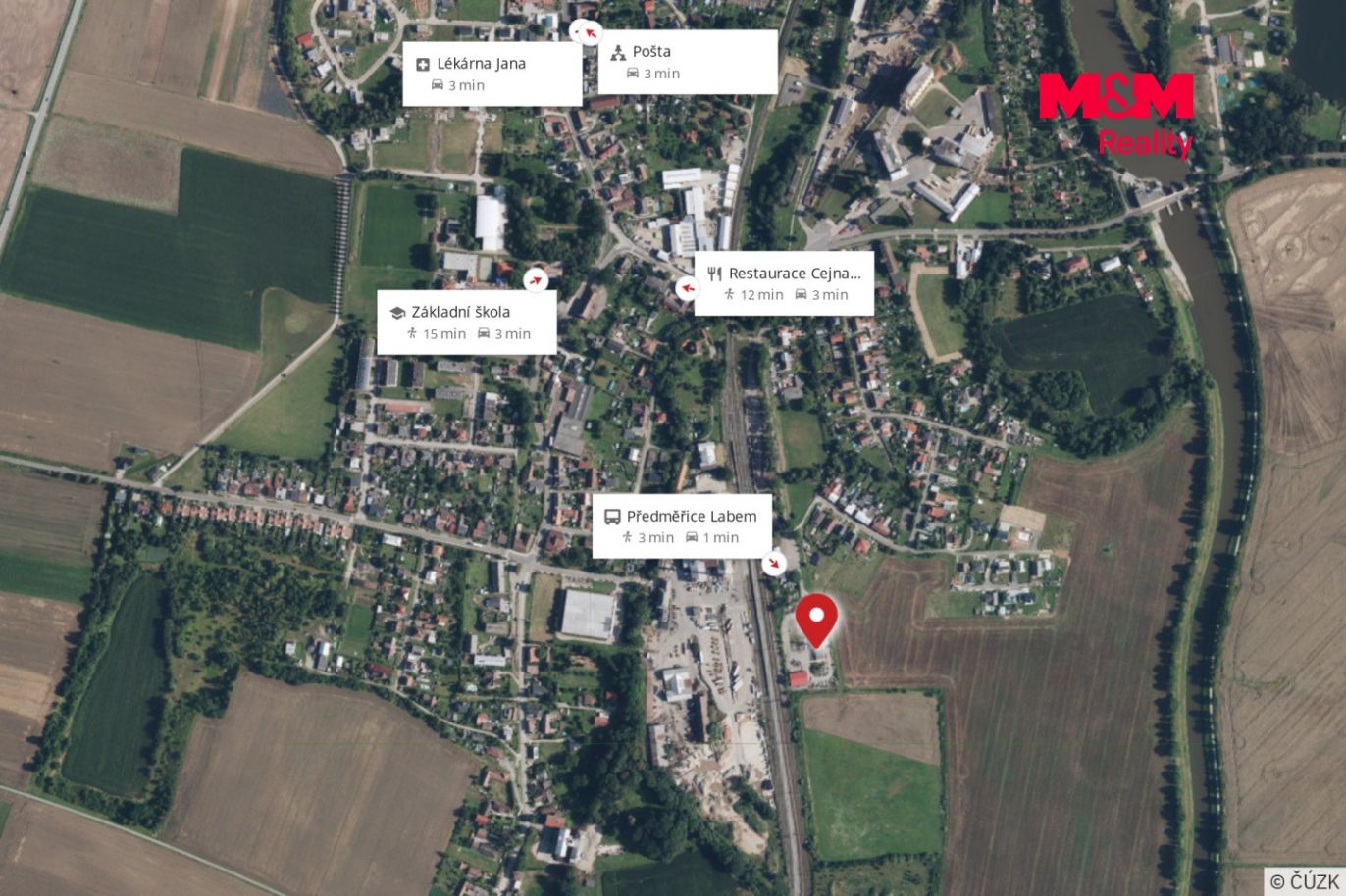 mapa okolí