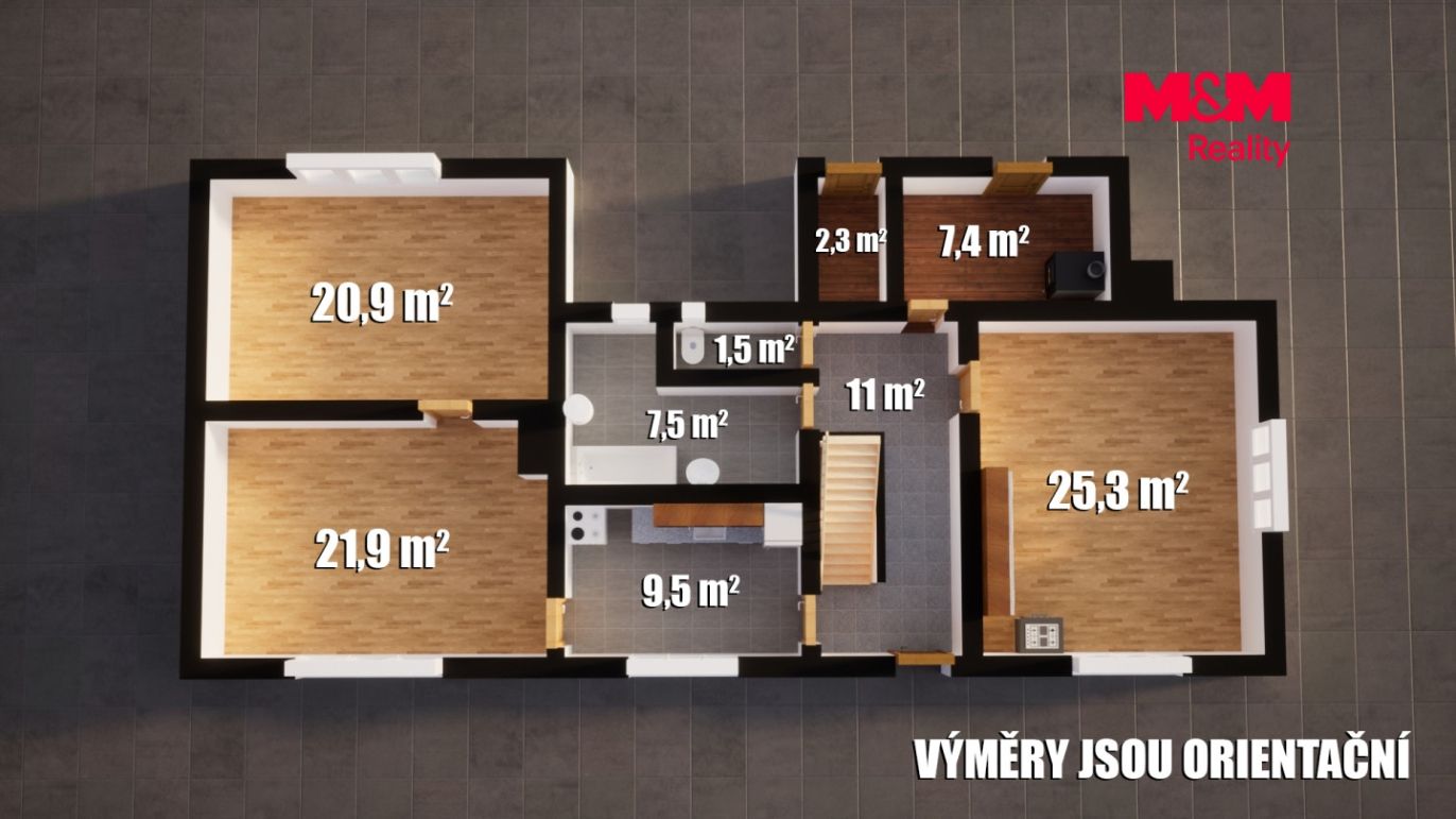 Půdorys přízemí 