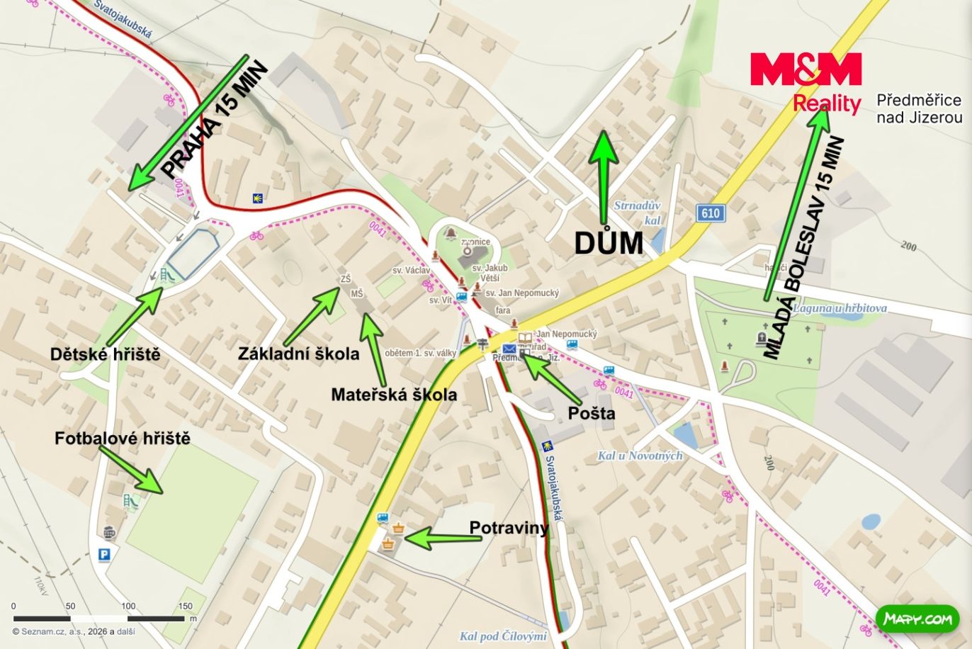 Mapa okolí