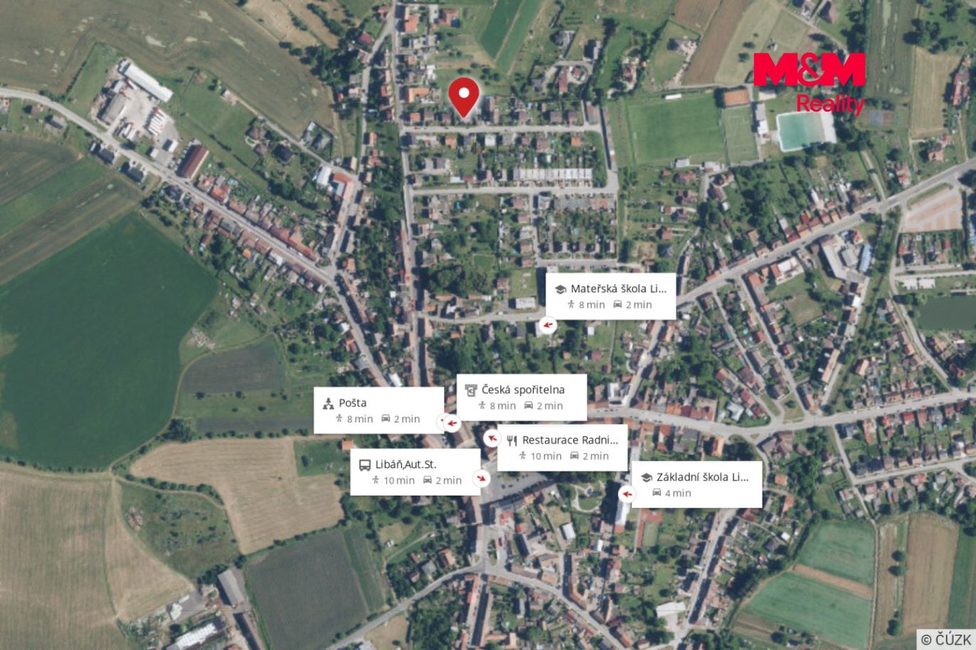 mapa okolí