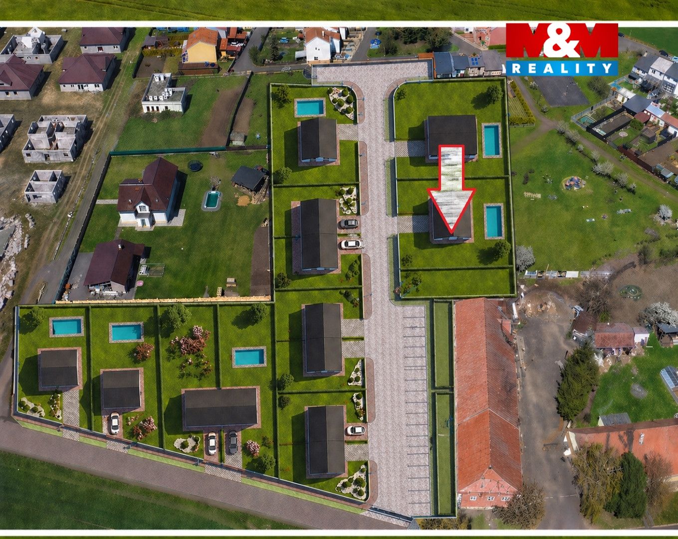 Prodej rodinného domu na klíč 6+1, 141 m², Račetice