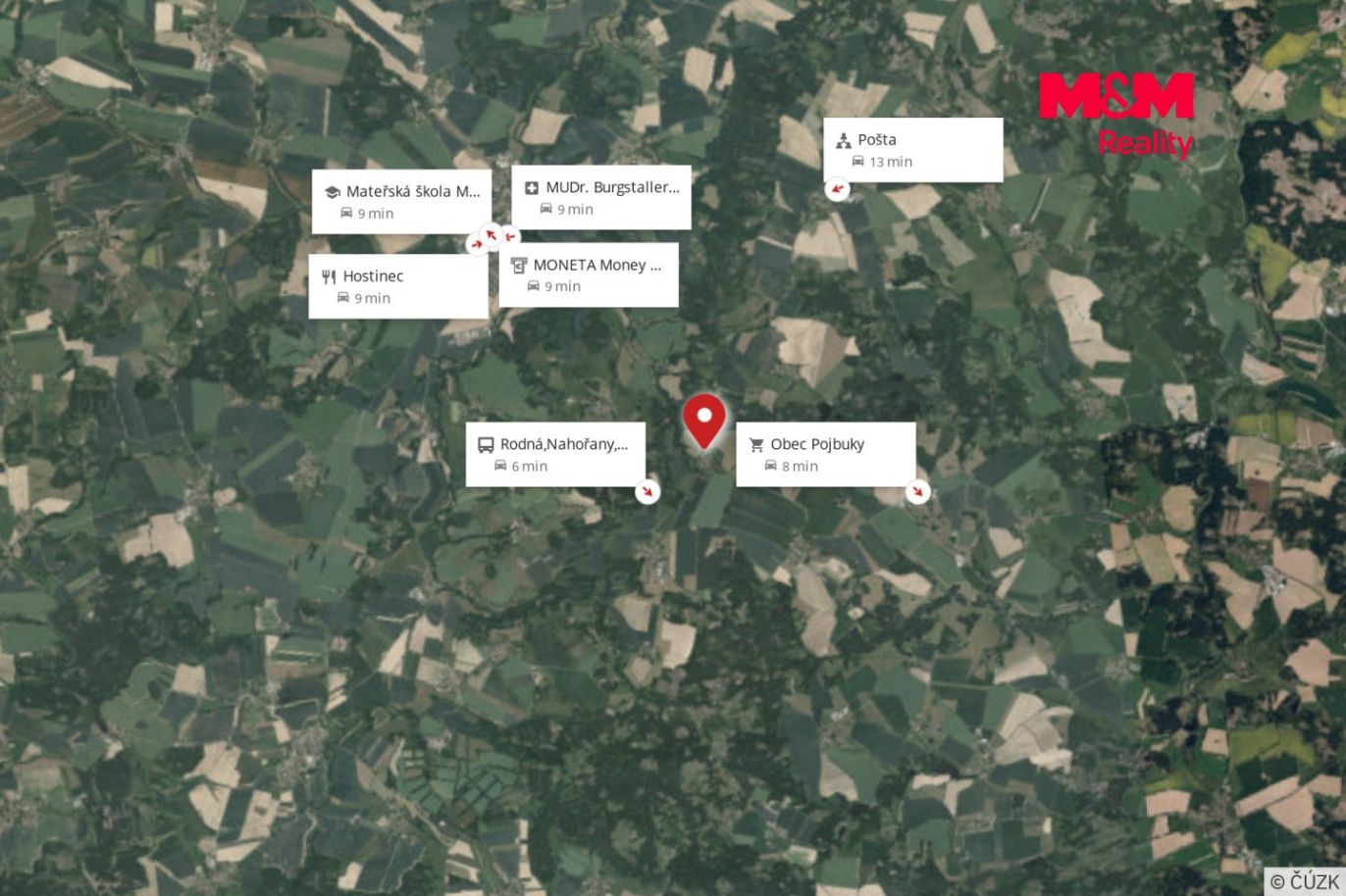 Mapa okolí
