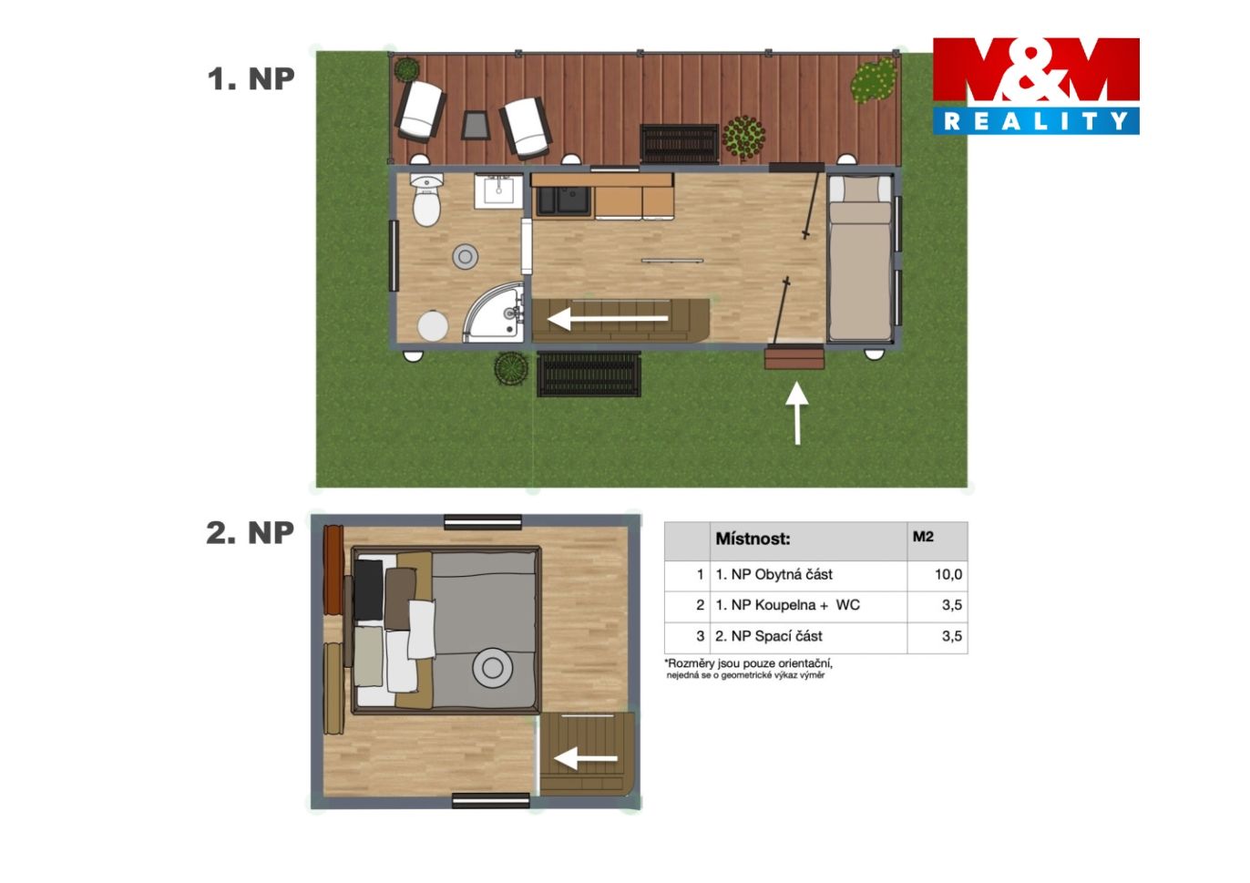 Prodej mobilheimu, 17 m²