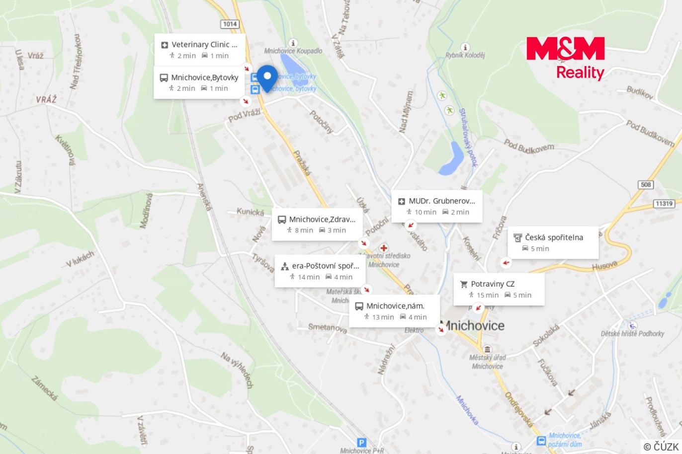 Prodej bytu 3+1, 78 m², Mnichovice, ul. Pražská