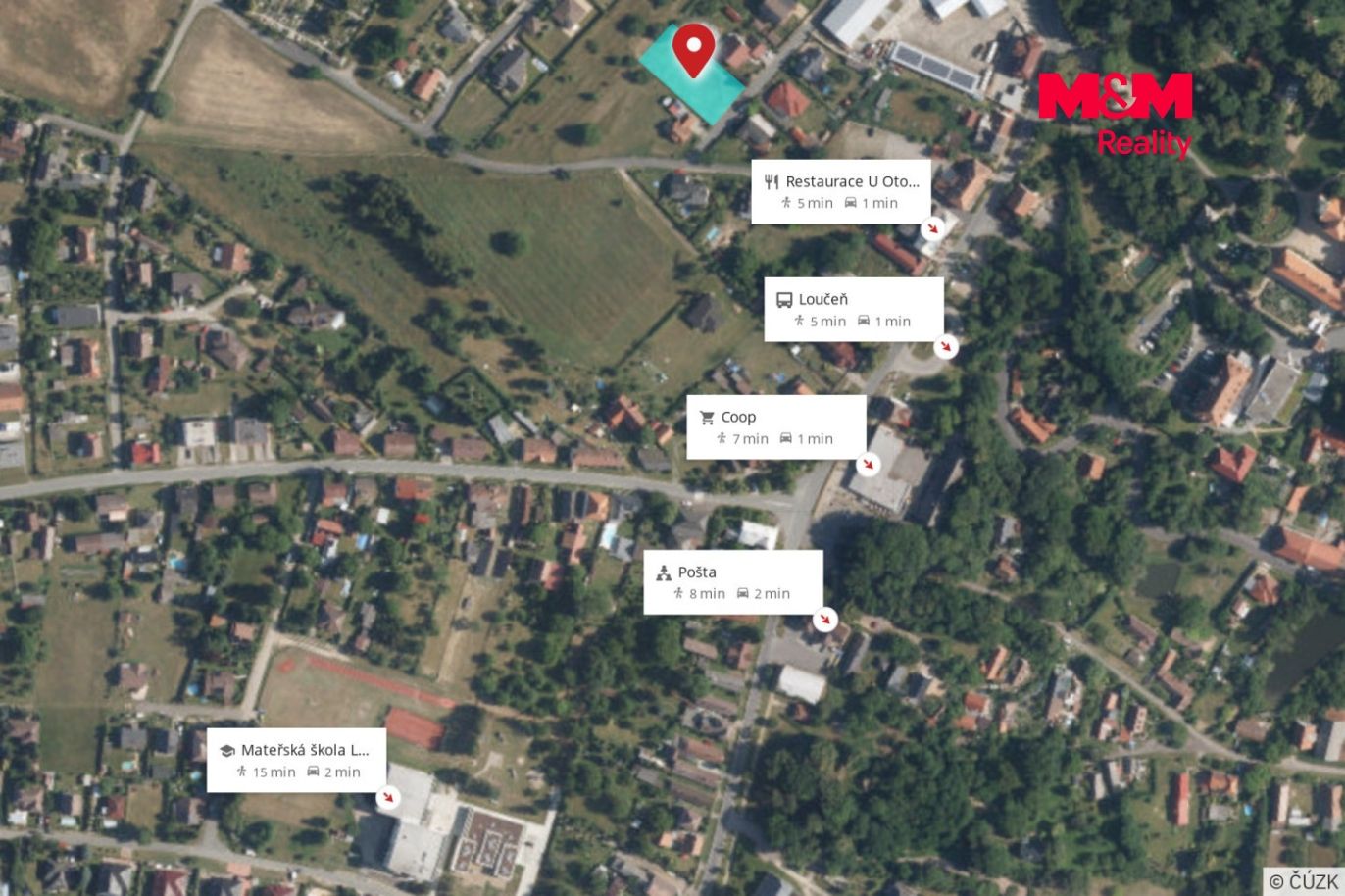 Mapa okolí