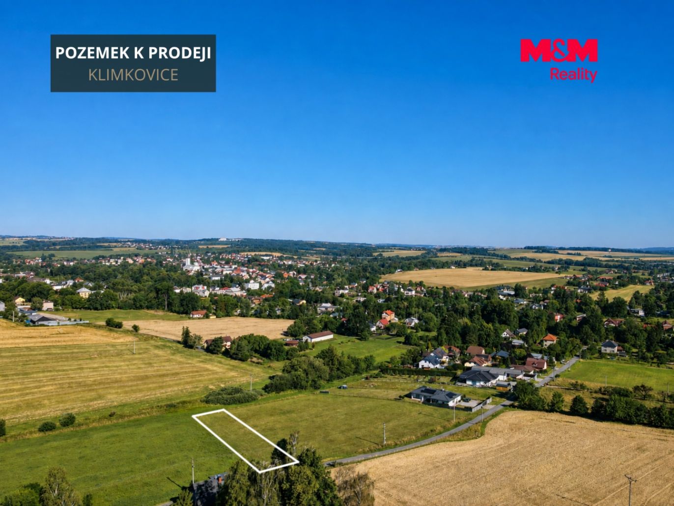 Ohraničení prodávaného pozemku