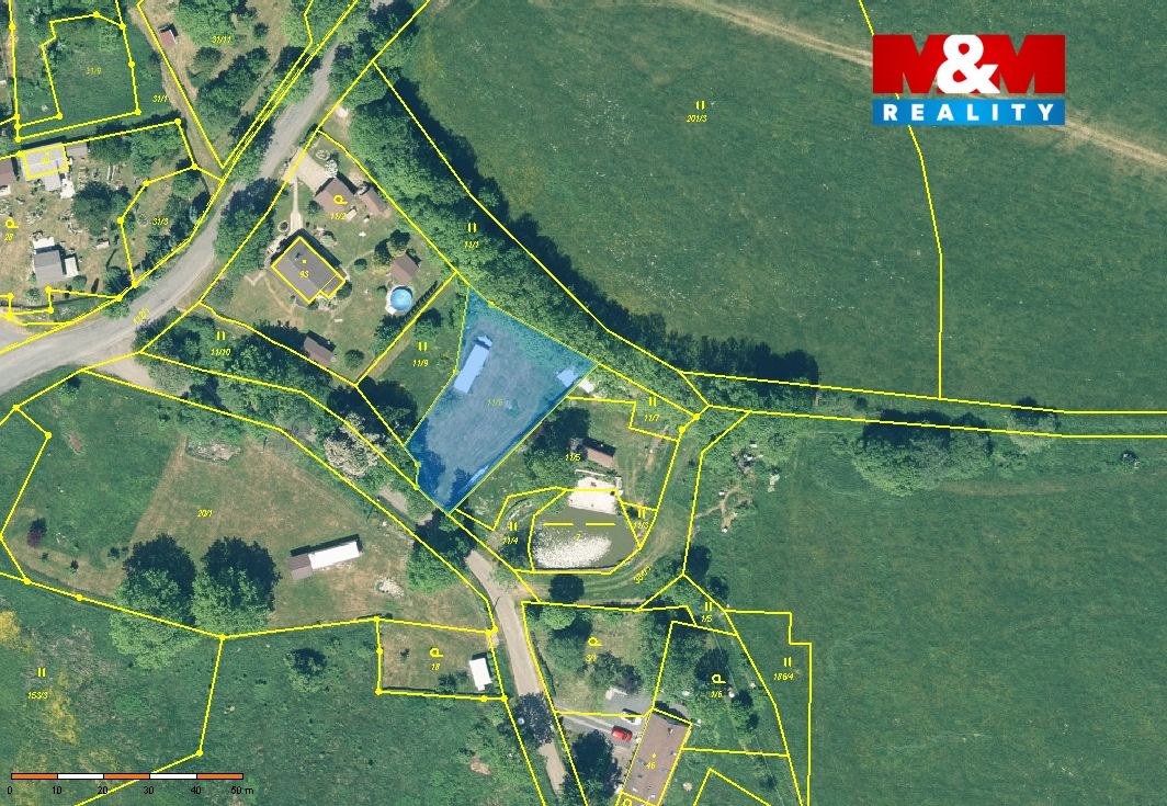 Prodej pozemku k bydlení, 913 m², Útvina