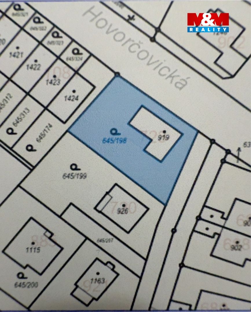 Katastrální mapka