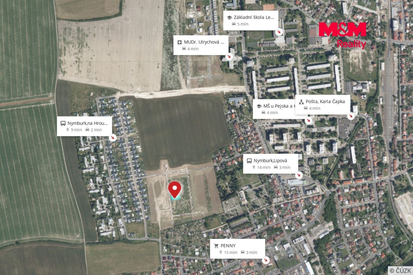 Mapa okolí