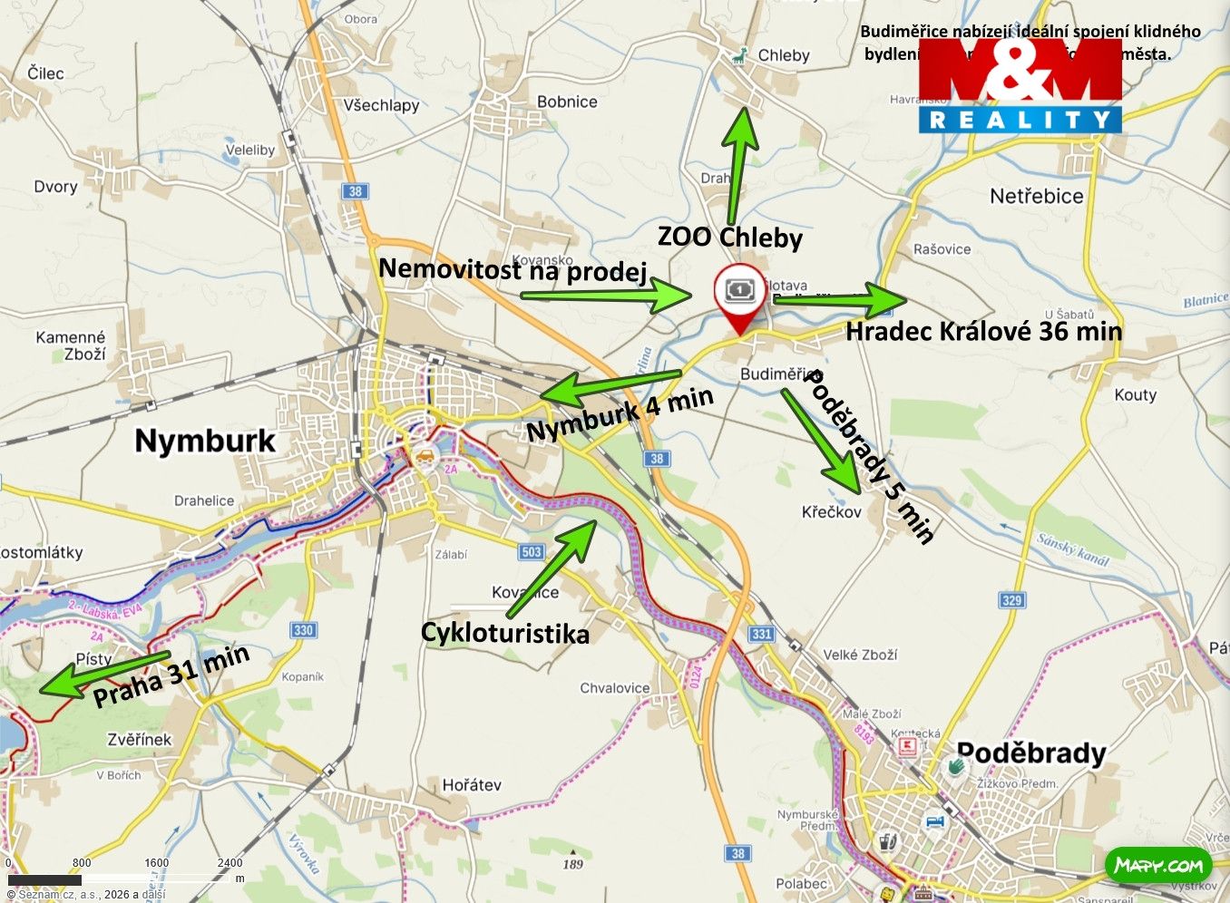 Mapa okolí 