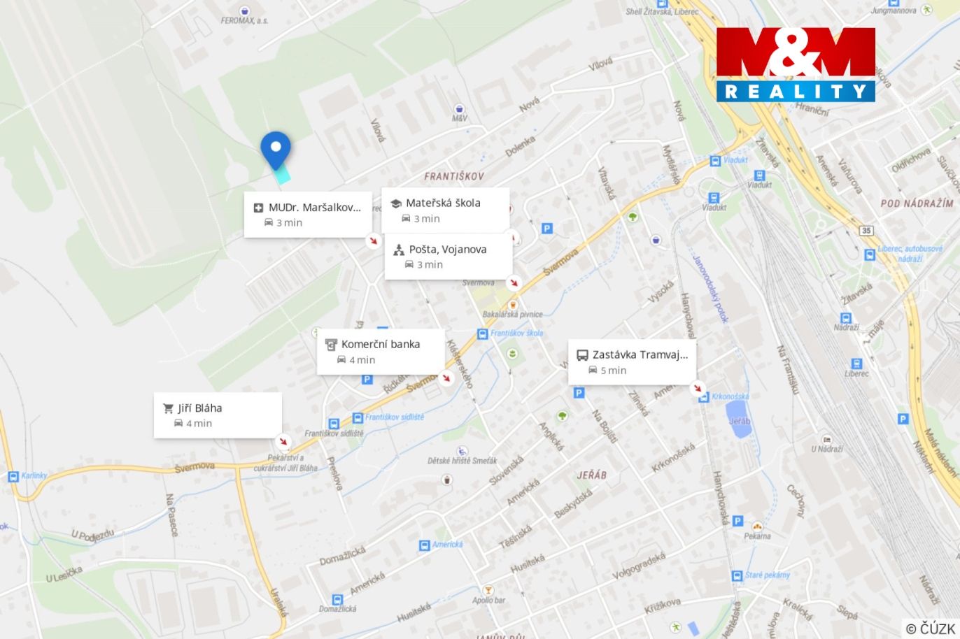 Katastrální mapa 