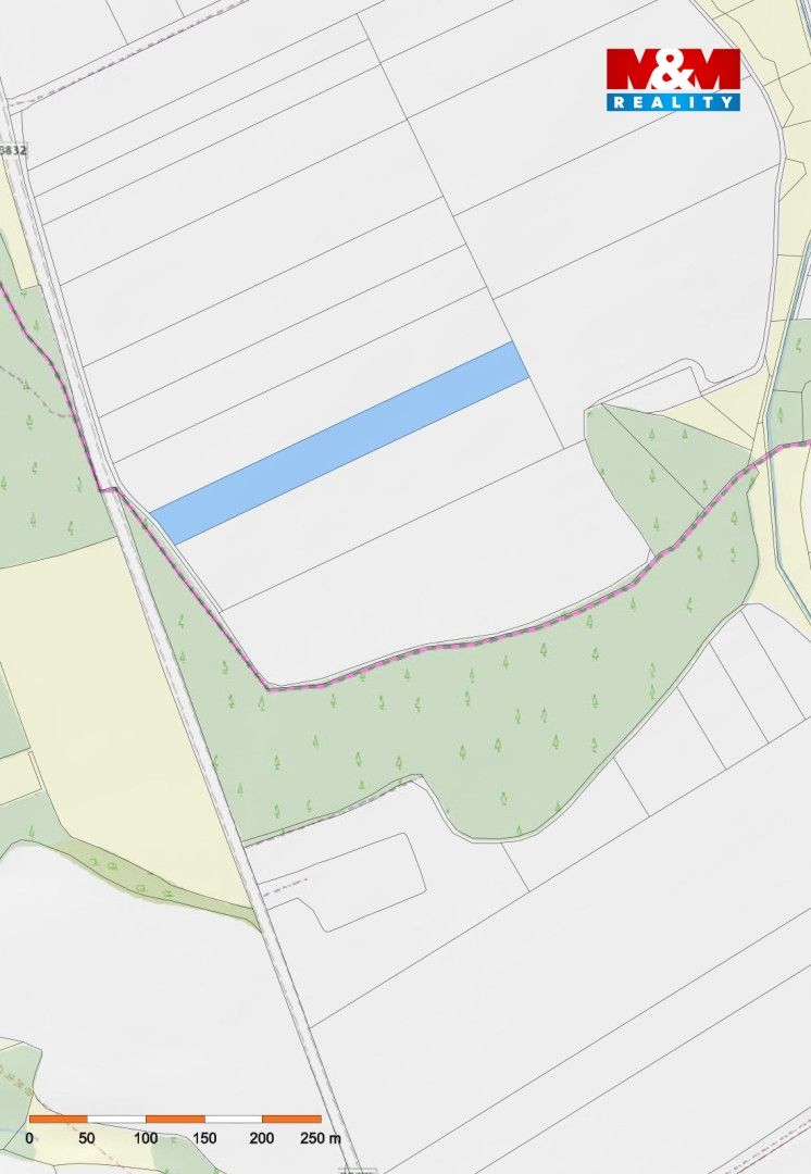 kat. mapa, pozemek č. 836