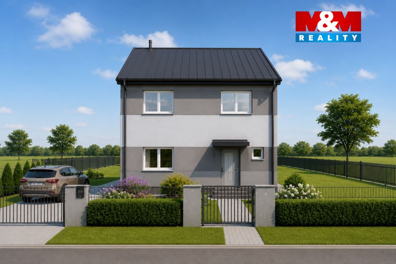 Prodej rodinného domu na klíč, 141 m², 6+1, Račetice