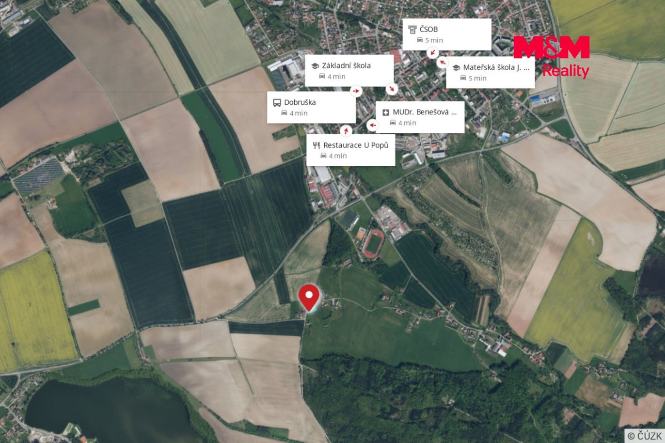 mapa okolí