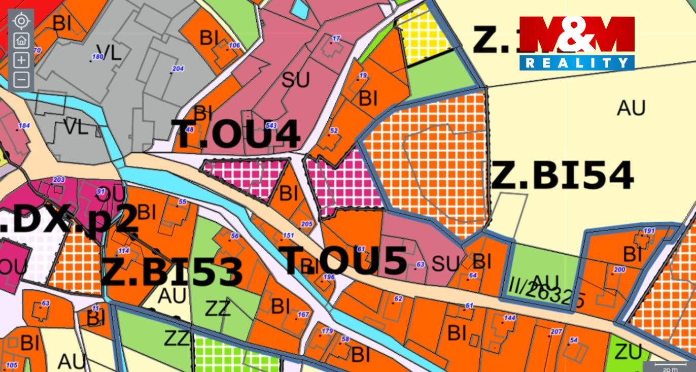 ÚP výstřižek - Chřibská