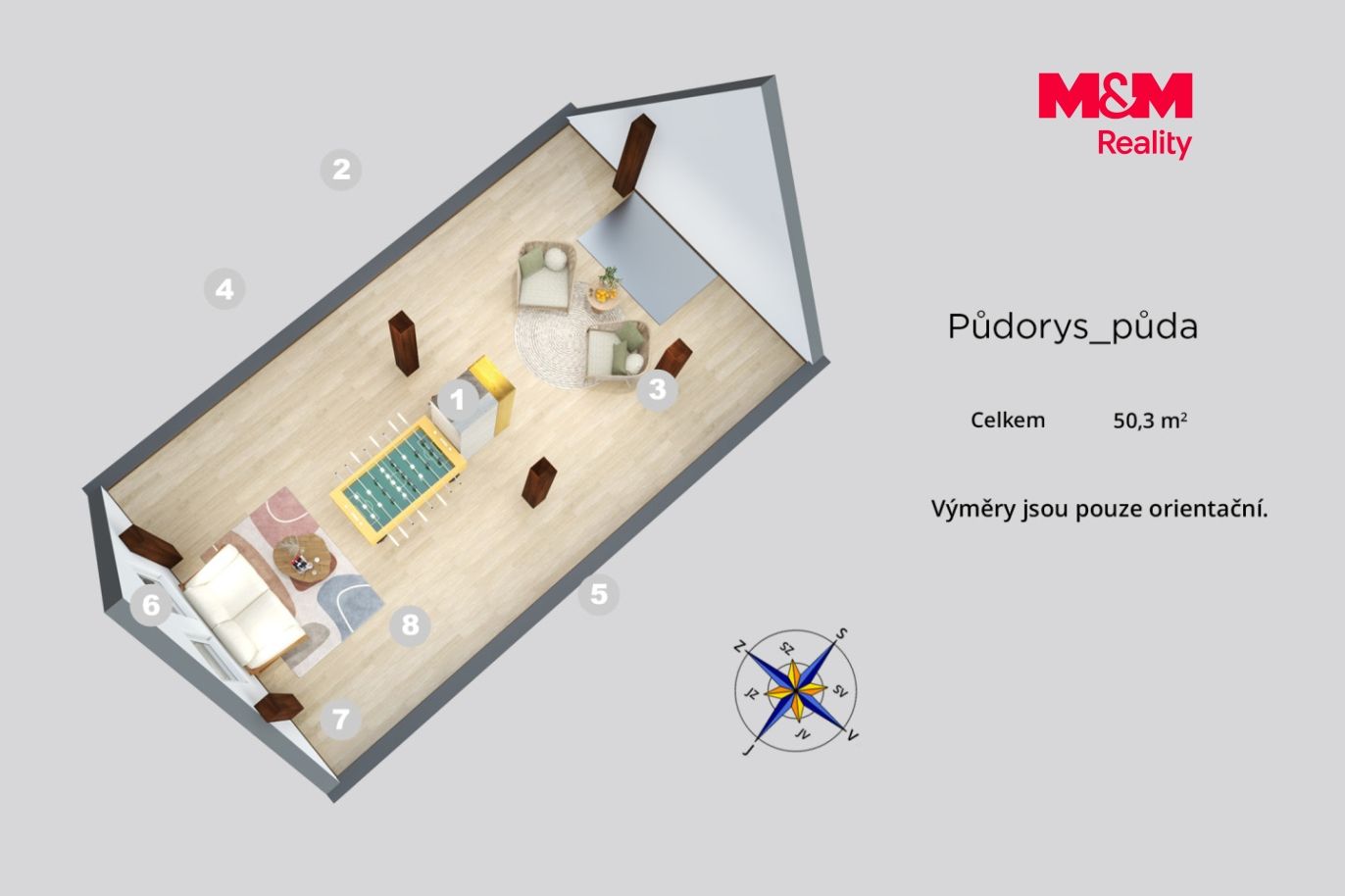 půdorys půda