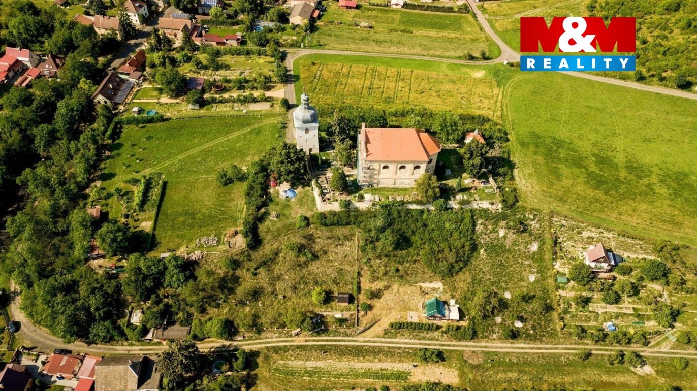 Letecký pohled na zahradu