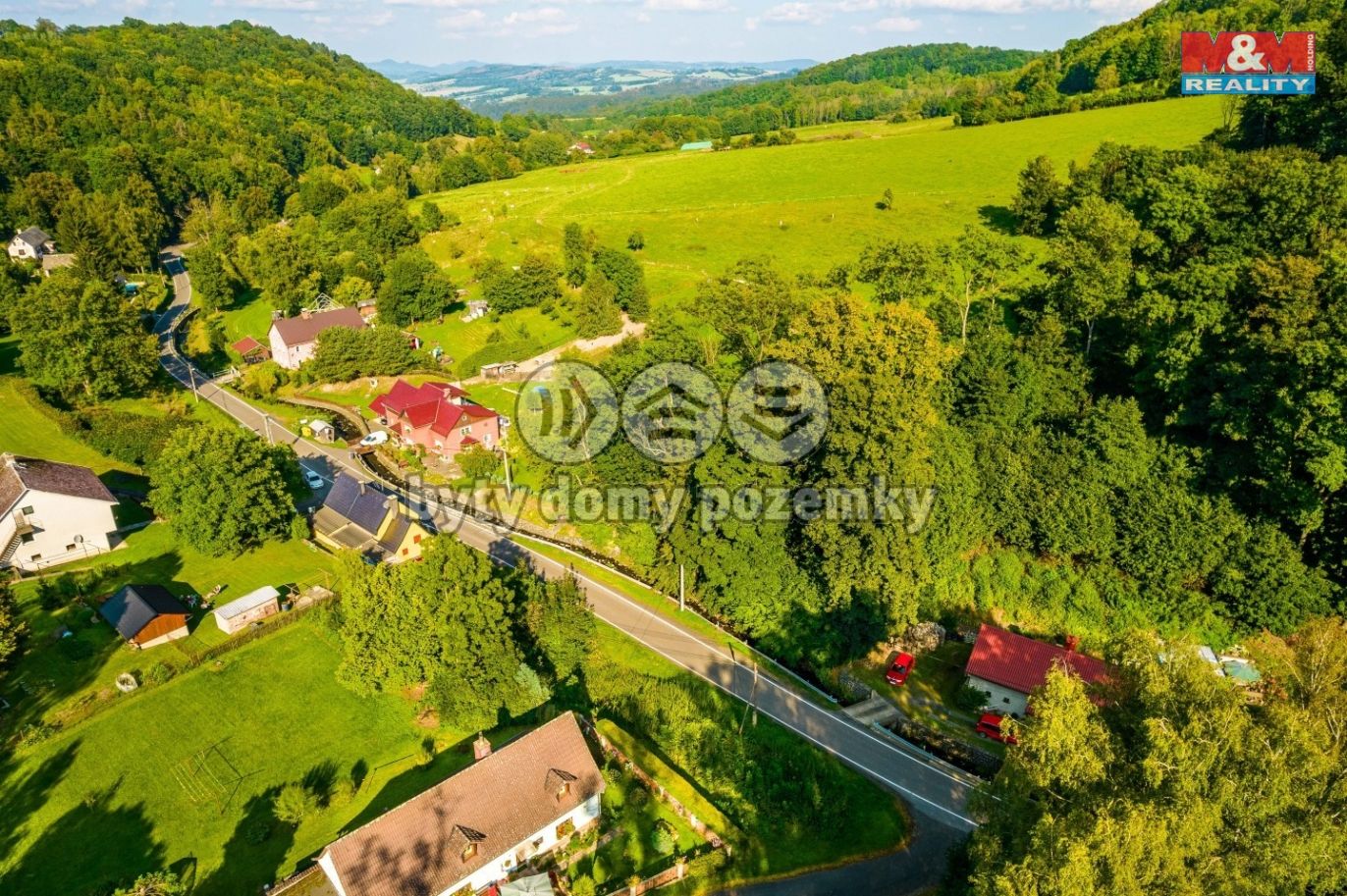 pohled na pozemek