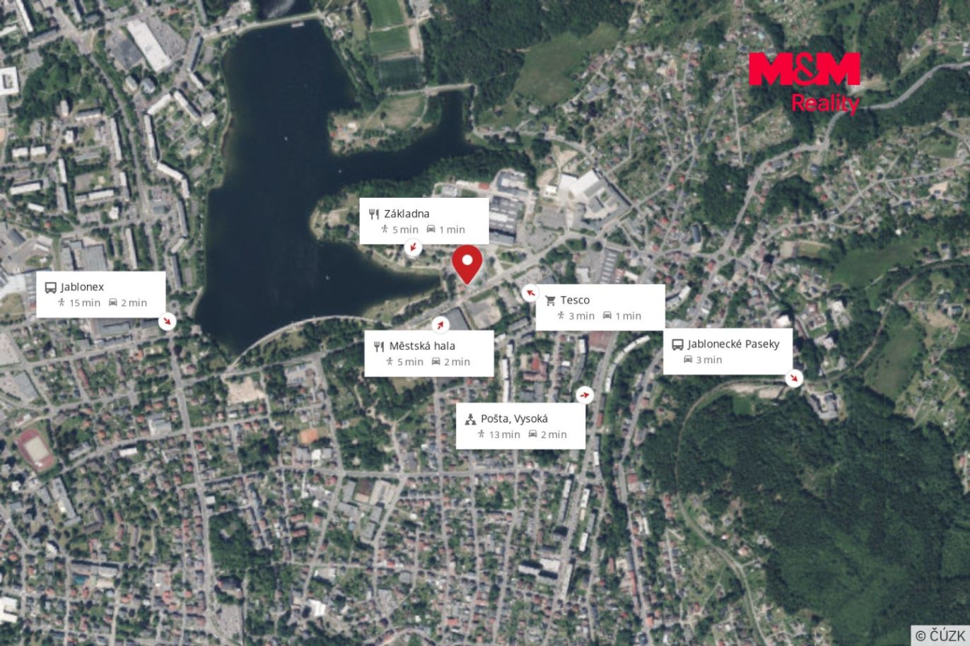 Mapa okolí