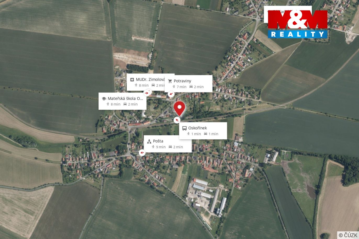 Mapa okolí