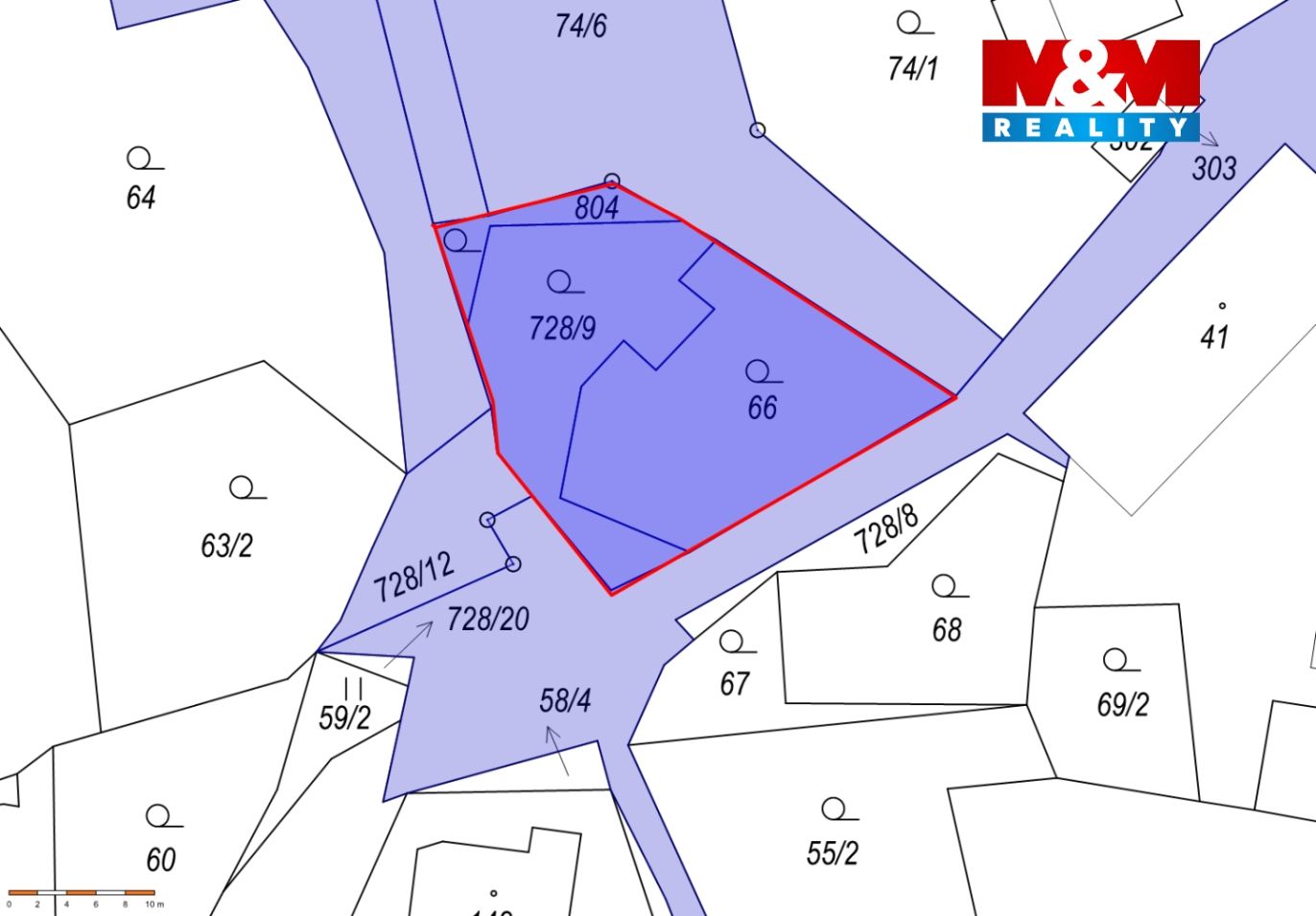 Katastr mapka 