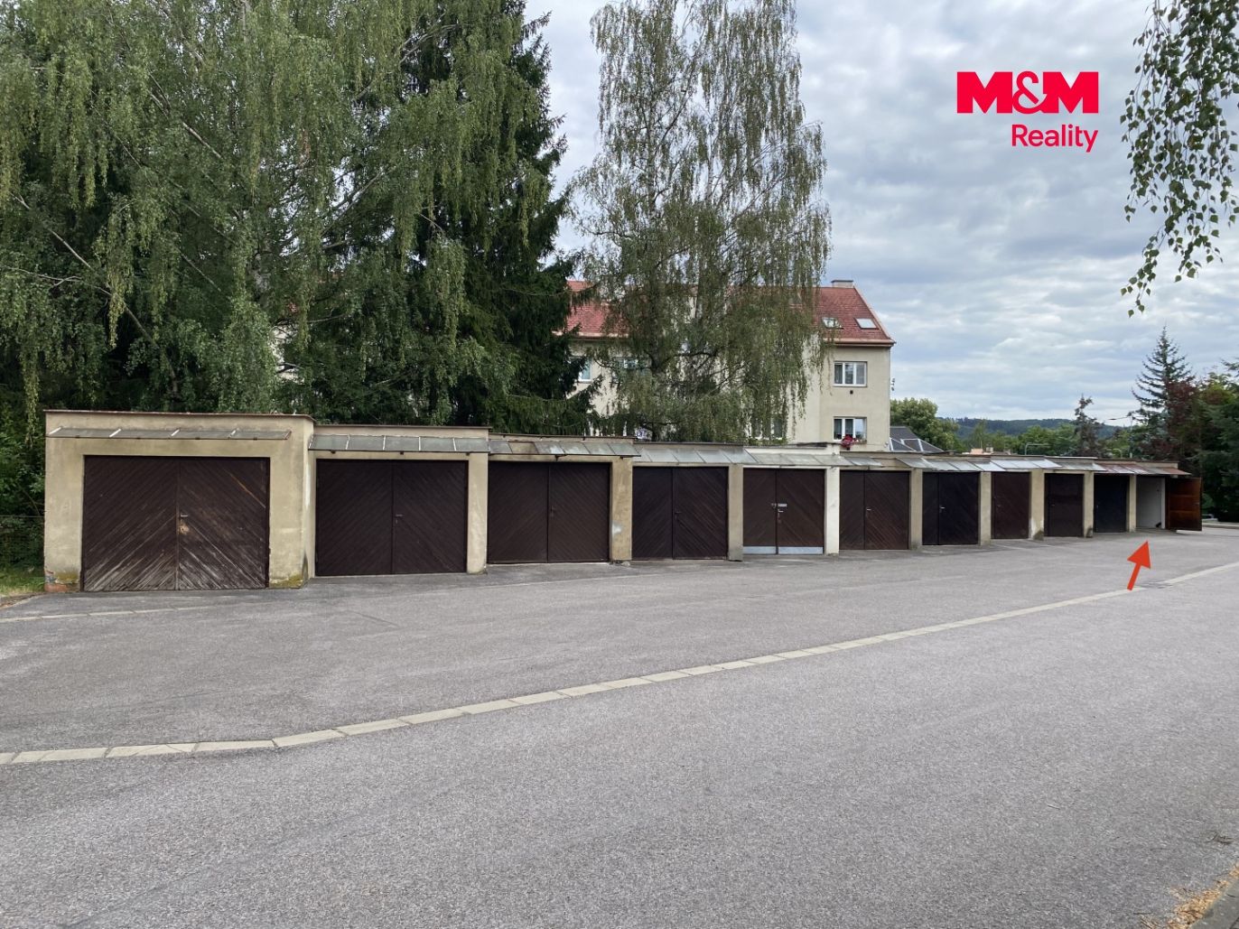 Pohled na řadovou zástavbu