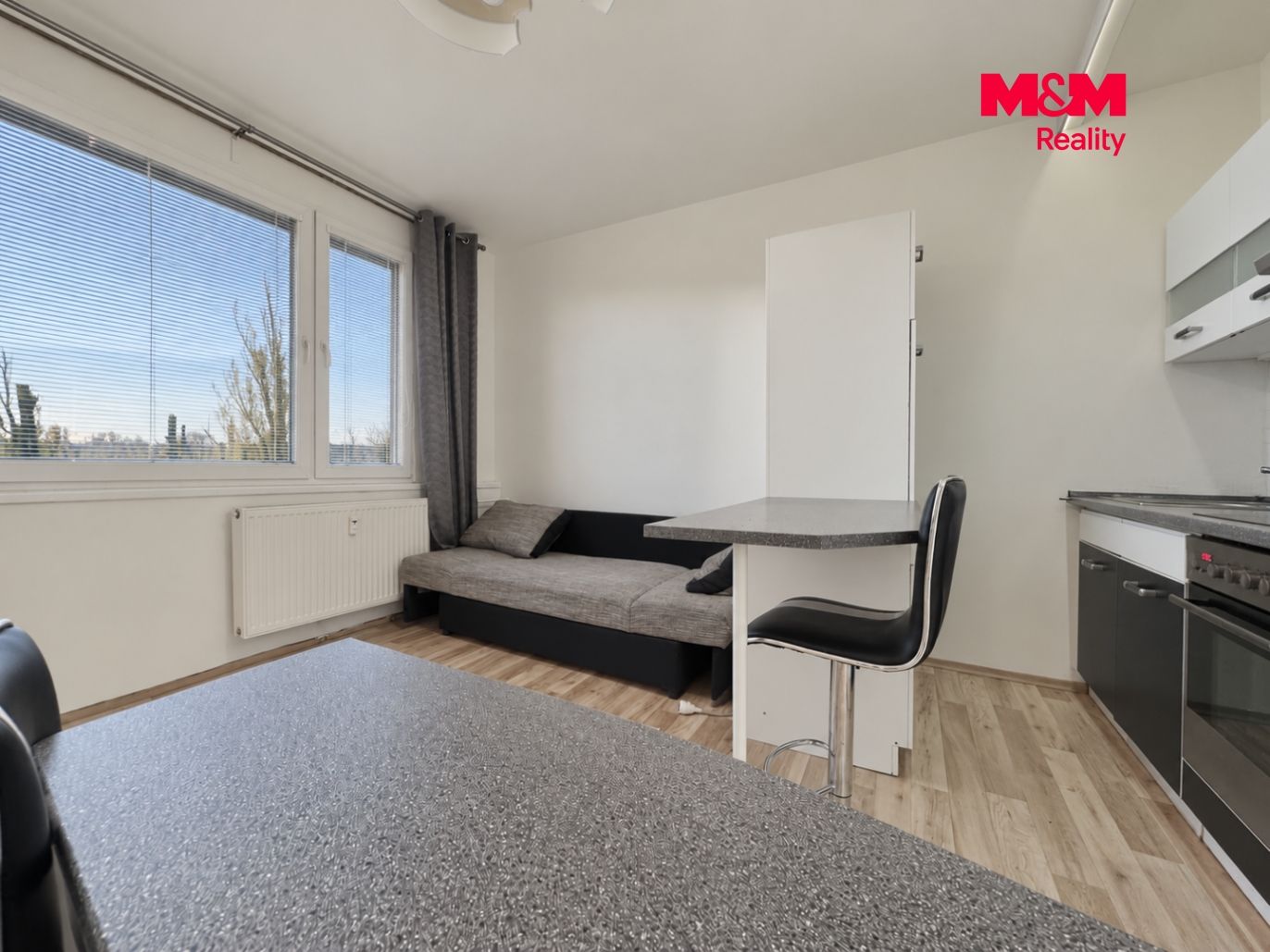 Pronájem bytu 1+kk, 20 m², Chomutov, ul. Bezručova