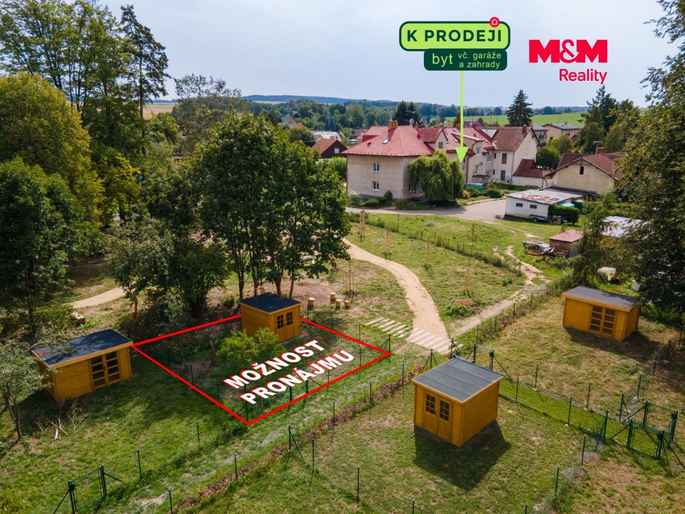 pronájem zahrady