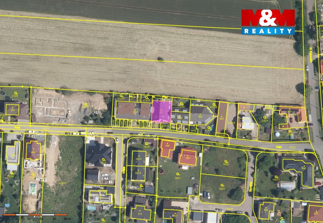 katastrální mapa