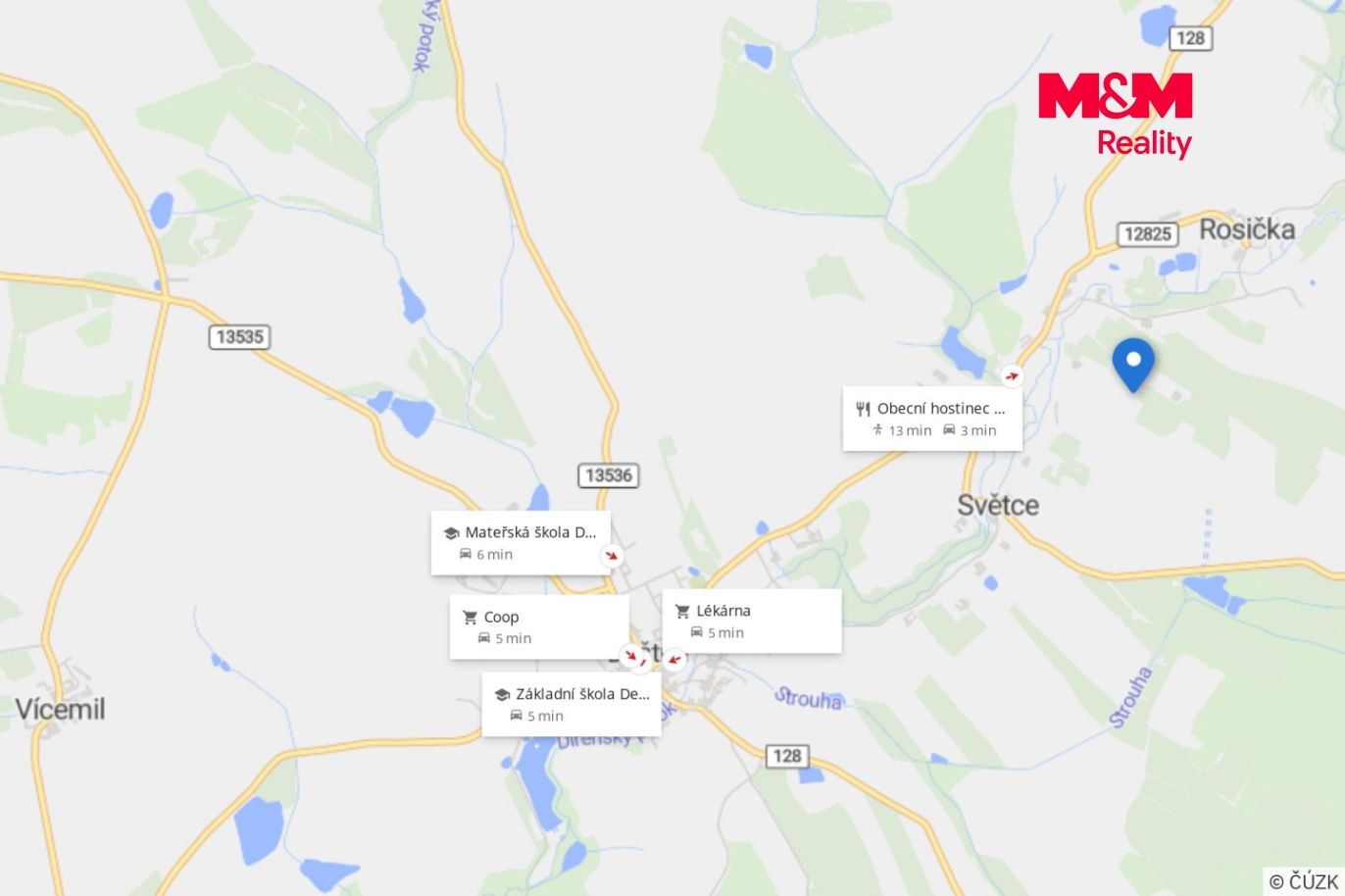Prodej zemědělské usedlosti s pozemky 37992 m², Světce